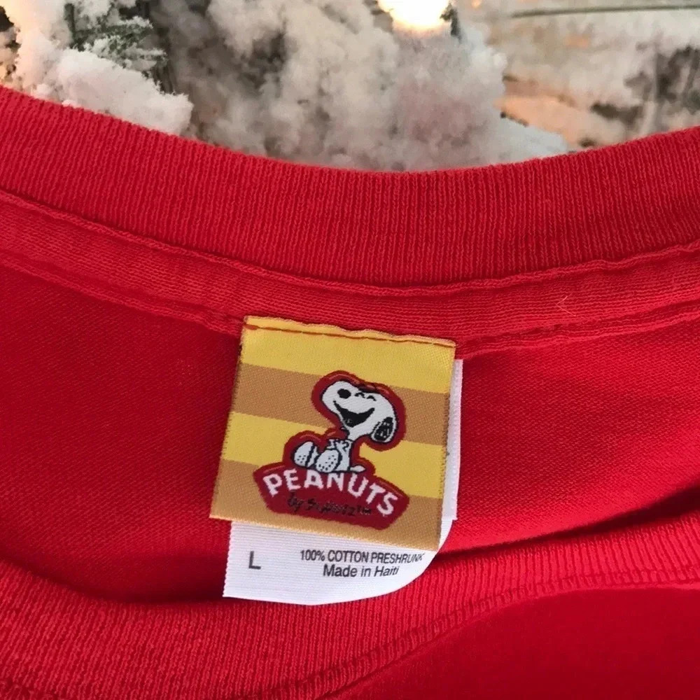 "Peanuts" Christmas Tshirt Size Large - Picture 6 of 6